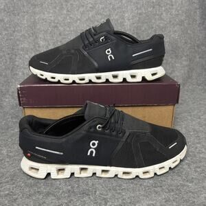 On Cloud 5 Black Athletic Sneakers Trainer Running Shoes Men Size 12 US 59.98919